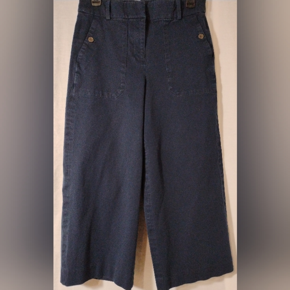 J. Crew Wide-Leg Crop Pants